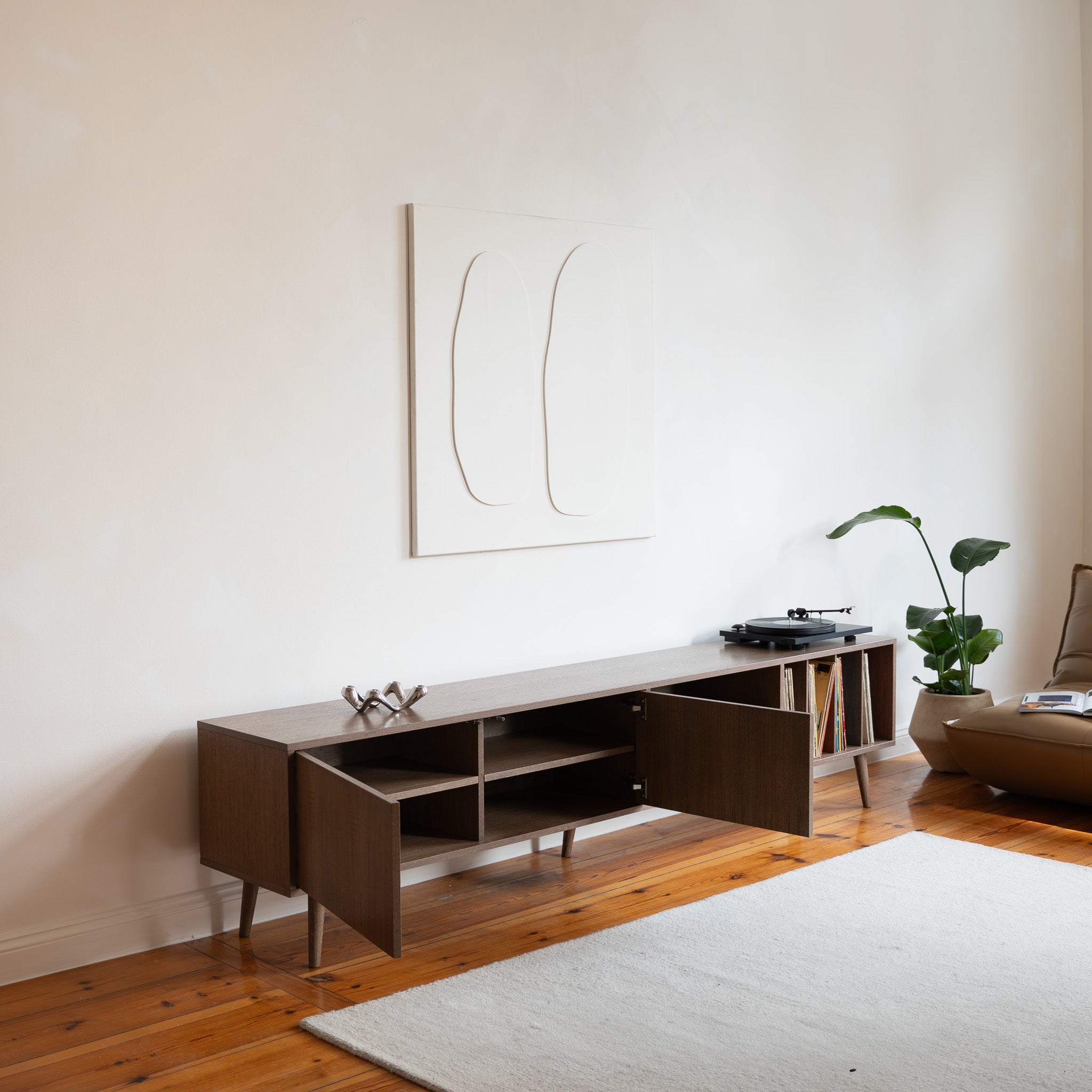 LOTV VINYL LONG TV Sideboard - Pastform Furniture