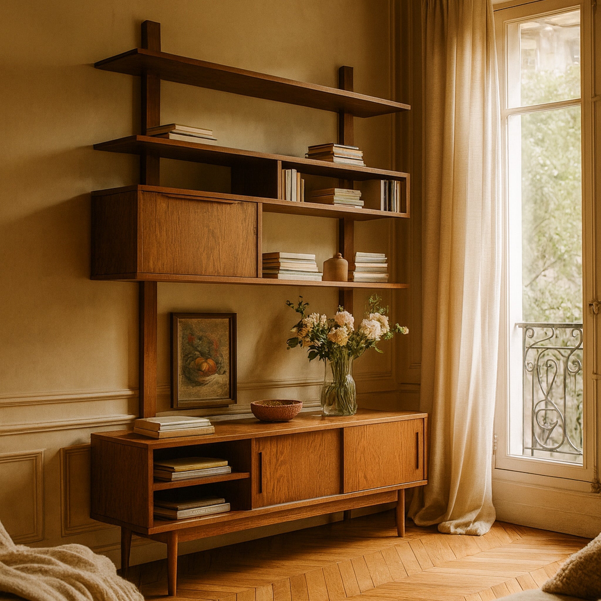 MID - CENTURY Bookcase - Pastform Furniture - Global