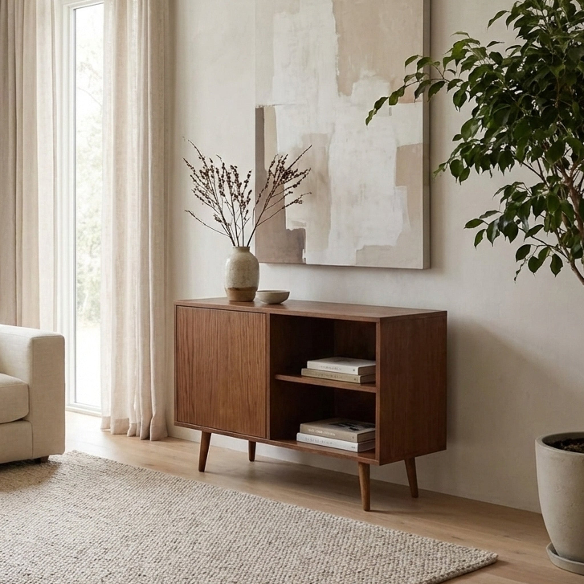 TV MINI BROWN HIGH Cabinet